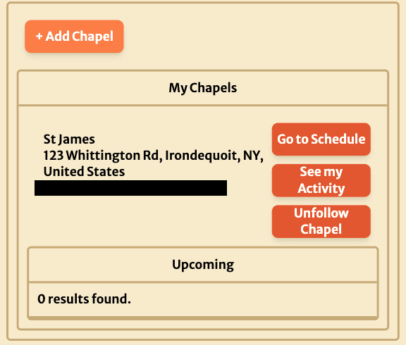Chapel Affiliations